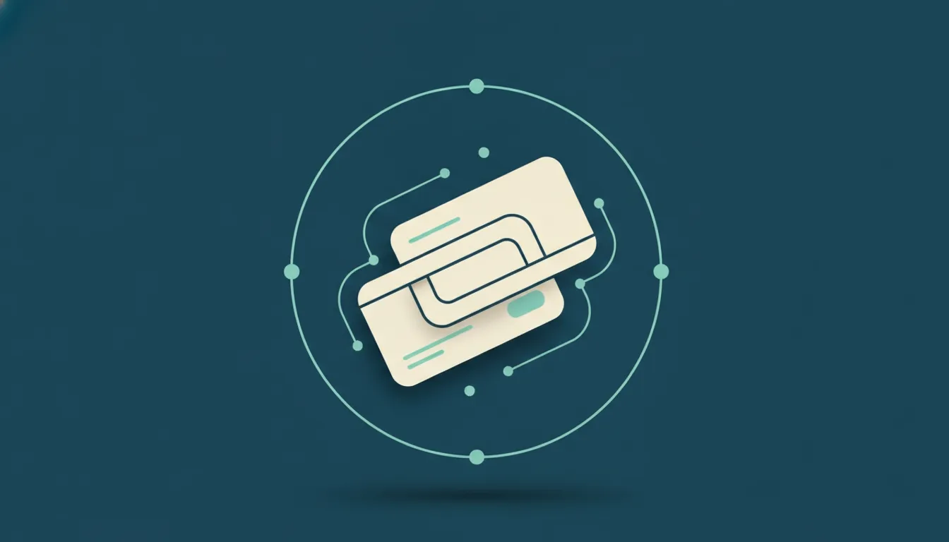 Cartes entrelacées en cercle symbolisant nos engagements